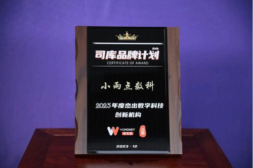 小雨點集團榮膺“年度杰出數字科技創新機構”獎，數字技術賦能未來新篇章